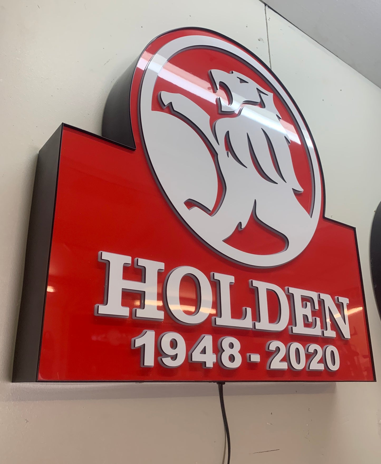 Rip Holden lightbox signs