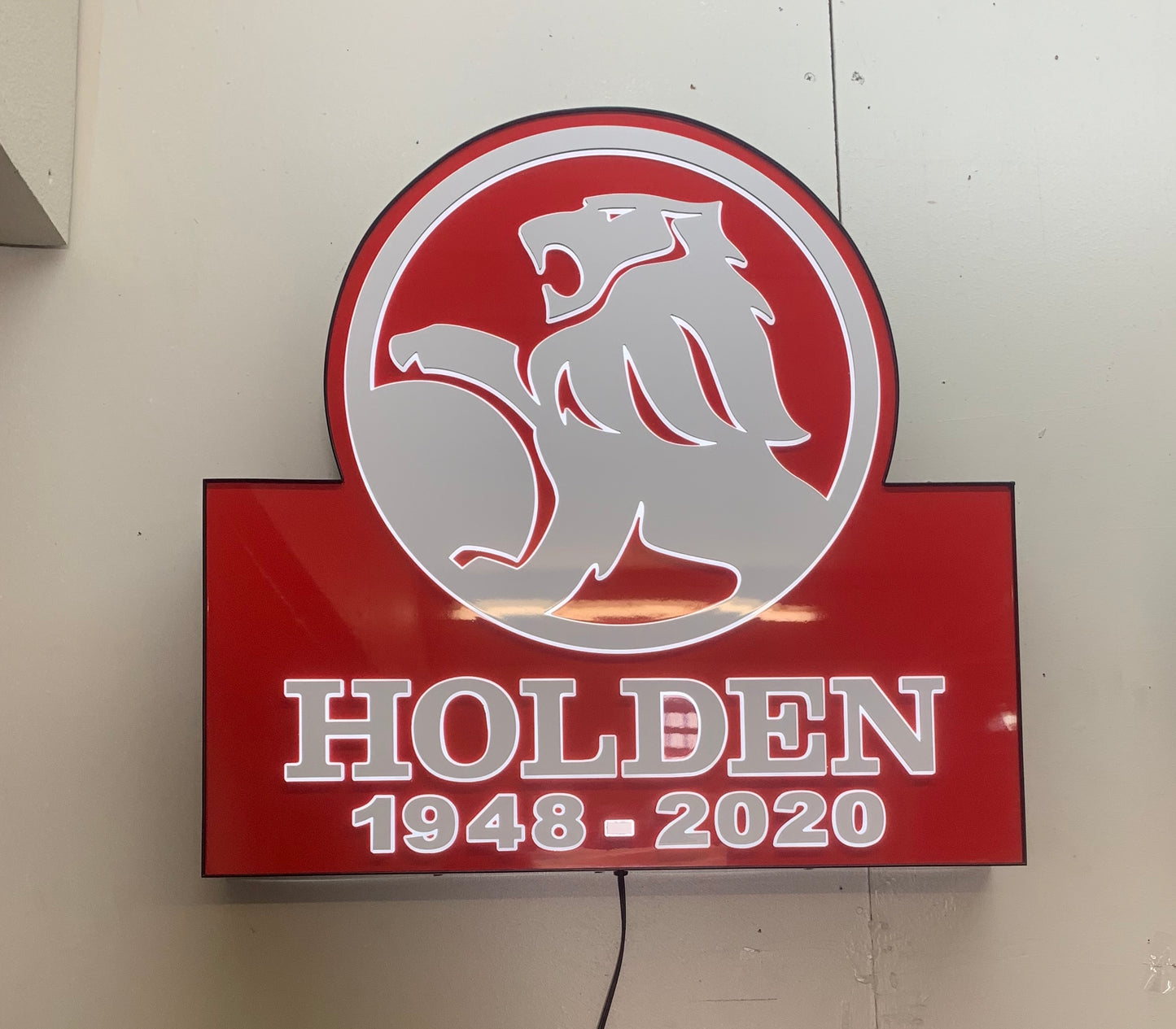 Rip Holden lightbox signs