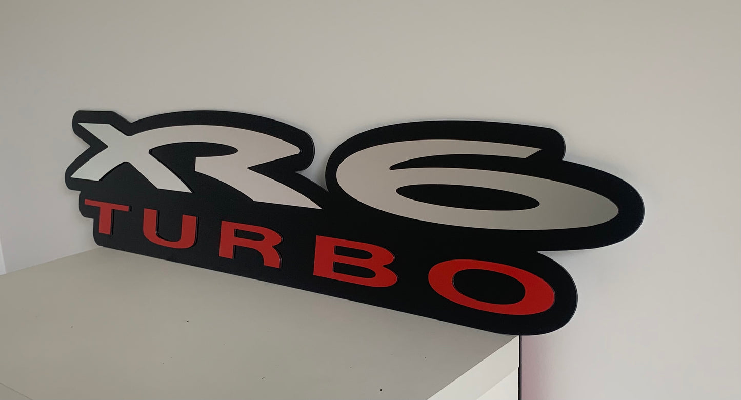 XR 6 TURBO Signs