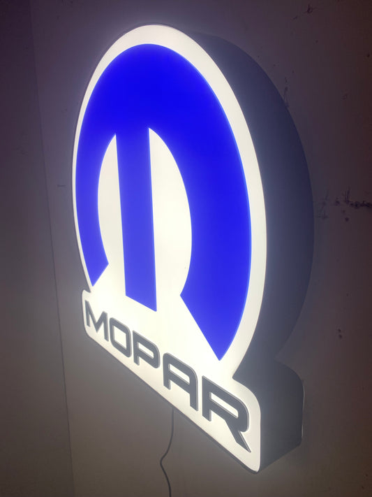 Mopar Lightbox signs