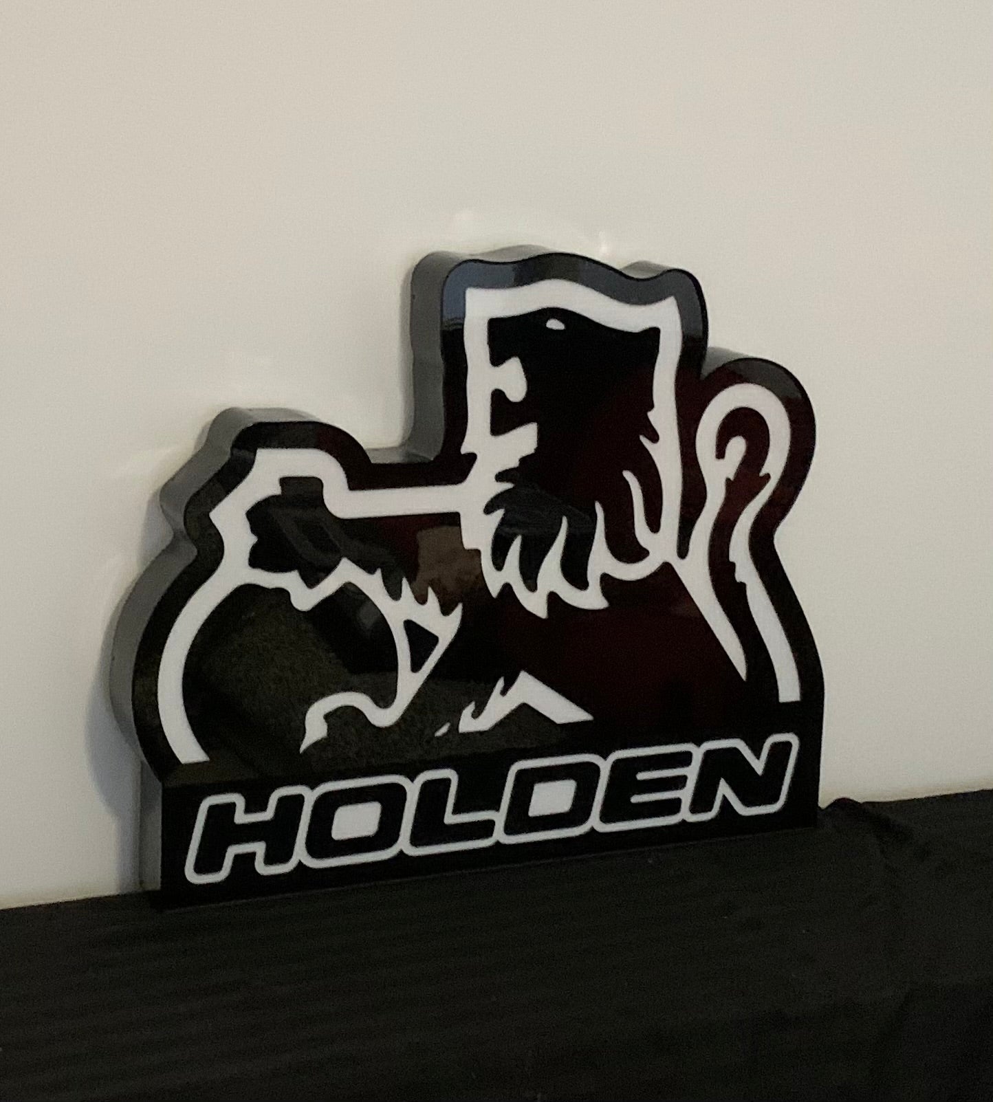 Holden Lion Black/white lightbox signs