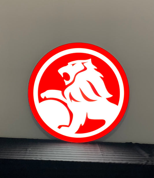 Round Holden Lightbox Signs