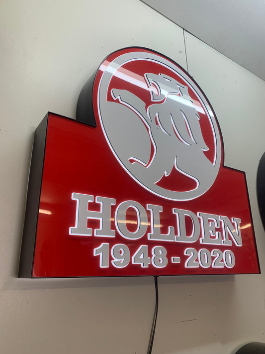 Rip Holden lightbox signs