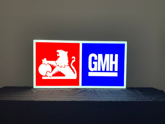 lion gmh lightbox sign