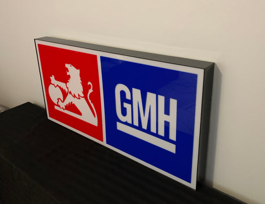lion gmh lightbox sign